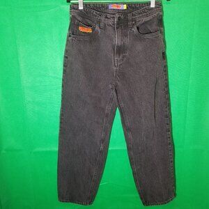 Empyre Pants Womens Black Jeans Baggy Loose Skater Straight Leg Size 28 Y2K